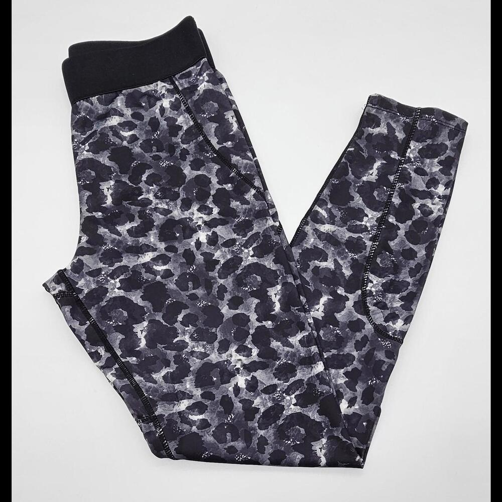 Primark Cares Women's Leggings Size Medium Animal Print Gray/Black